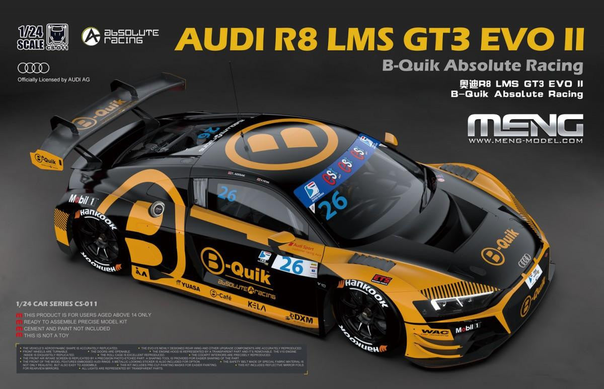 Meng 1/24 Audi R8 LMS GT3 EVO II B-Quik CS011